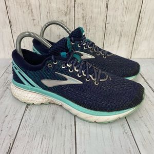 Brooks Women's 11 Blue White Running Shoes Size USA 7